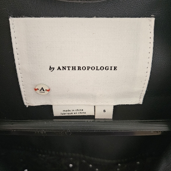 Anthropologie Leather Jacket NEW - Picture 4 of 7